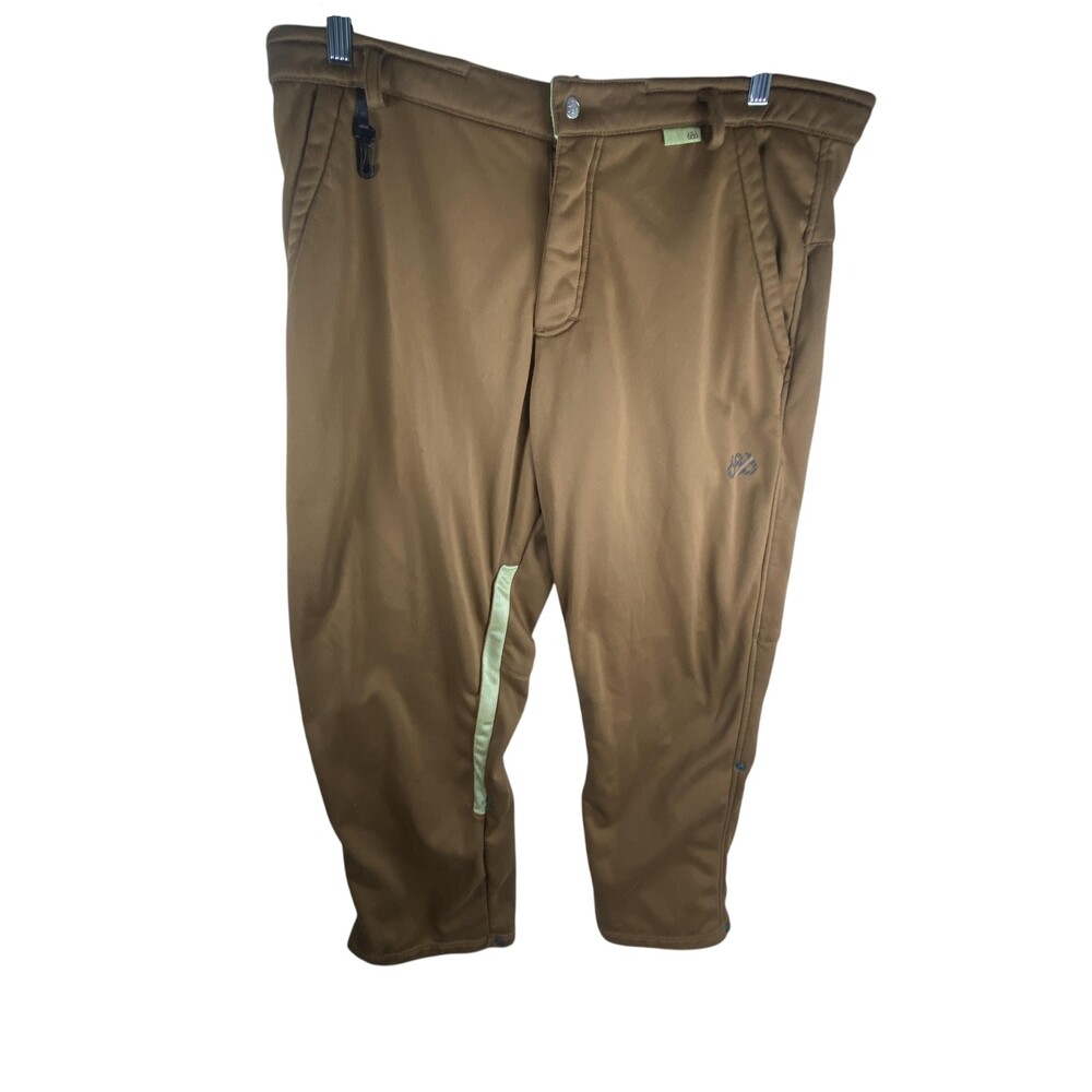 686 Snow Pants Mens Large 38x30 Brown Fleece Lined Polyester Winter Snowboard